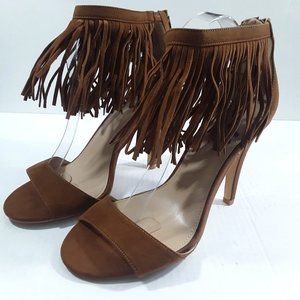Torrid Ankle Fringe Heels